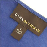 Dana Buchman Sequined Blue White Sleeveless Top Summer Cruise L Photo 4