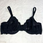 Apt. 9  Black Floral Lace Underwire Bra Size 38C Photo 1