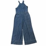 Pilcro and the Letterpress  Anthropologie Halter Neck Denim Jumpsuit Photo 2