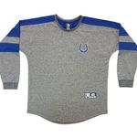 NFL Team Apparel NFL Indianapolis Colts Women's Charcoal Pullover Crewneck Sweatshirt, Medium Photo 0