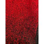 Alfred Dunner  Women's Size M Red Black Ombre Sparkle Cardigan Sweater Photo 1