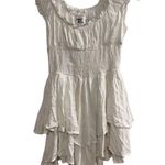 Princess Polly Women's White Ruffle Romper Dress Size 6 Spring Short Photo 0