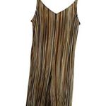 ZARA Pleated Wide-Leg Jumpsuit Small Photo 0
