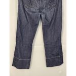 JOES JEANS Womens Dark Wash Crop Flare Jeans Cuffed Size 28 Blue Photo 8
