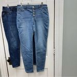 Maurice's 3 skinny denim jeans jeggings women's large Photo 1