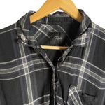 Rails  Hunter Metallic Black White Plaid Long Sleeve Button Down Shirt Size XL Photo 1