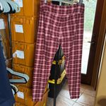 LuLaRoe NEW  TC Tall & Curvy Red White Plaid Holiday Christmas Legging Size 12-18 Photo 4