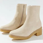Coconuts by Matisse  Elsa‎ Ankle Boot Women's Ivory Leather Side Zipper Size 9M Photo 0