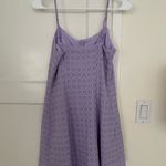 BP  Eyelet Button Front Sundress In Purple Spray Photo 3