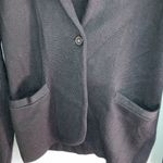 J. Crew Women's cotton Elegant Black knit Blazer #711 Size XS Photo 3