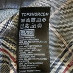 Topshop Pants High Rise Pleat Plaid US 10 Vintage Vibes Photo 12