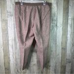 J. Jill Size XL 100% Linen Brown Capris Front Pockets Pull On Back Stretch Waist Photo 1