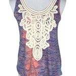 Maurice's Mairices Patterned Tank Top Blue Pink Size Small Photo 0
