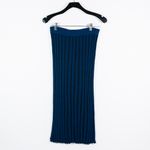 NEW Club Monaco Priyana Cotton blend Knit Stretch Jupe Navy Blue Marine Skirt S Photo 0