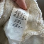 Babaton Aritzia  Wool Cable Knit Cropped Cream Sweater Photo 4