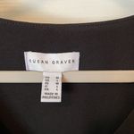 Susan Graver  Dress MED Liquid Knit Black Layer Tank Tier Ruffle Stretch Comfy Photo 3
