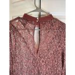 Free People Secret Origins Lace Tunic Dusty Mauve Pink Long Sleeve Dress Size S Photo 5