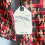 Forever 21 70s Vibe Geometric Babydoll Mini Shirt Dress Small Photo 4