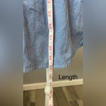 Disney Vtg 90s  Winnie The Pooh Eeyore Blue Corduroy Button Up Shirt "Honey" Photo 5