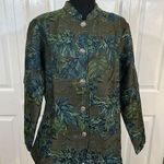 ❄️Tudor Court Button Down Jacket Green Size M Photo 0