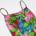 One Piece Vintage 80s Amber Bay Floral Swimsuit Photo 4