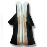 Vince Acker Espadrille Slip-On Sneakers Black Suede Photo 2