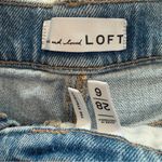 Loft  High Rise Light Blue Straight leg Jeans Photo 2