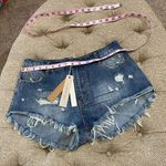 Mustard Seed Distressed  Denim Shorts‎ Photo 12
