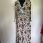 Lucca Couture LUCCA- vintage Floral embroided lace Maxi Dress Photo 1