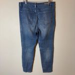 Soft Surroundings  Blue Metallic Wash Denim Jeans‎ Womens Size 16 Photo 4