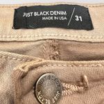 Just Black Denim Flared Brown Jeans Distressed Raw Hem 31 Women's Pants Casual Photo 6