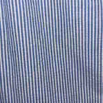 Vintage Real Life Blazer Blue PinStripped Cotton Blend Women's Size S Photo 1