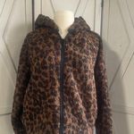 Loft  Black and Brown Fleece Jacket Photo 0