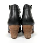 Madewell  Womens Billie Boots Black Leather Block Heel Side Zip Closure Size 7 Photo 4