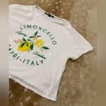 One Clothing limoncello capri, Italy white tshirt women’s size small Photo 2