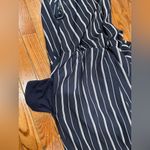 ECI  Navy and White Striped Jumpsuit Photo 13