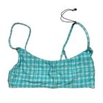VDM the Label Blue Gingham Bikini Top New XS Photo 0