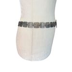 Vintage antique silver plated EPNS front fastening belt butterfly motif buckle Photo 3