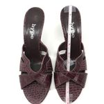 HYPE leather wedge slides, size 7.5 Photo 8