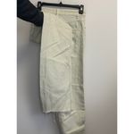 ZARA  Pants Size 2 Long Frayed Bottom Buttery Cream Photo 4