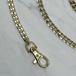 Gold Tone Skinny Flat Chain Link Purse Handbag Replacement Strap 46" ✨ Photo 1