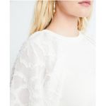 Tanya Taylor NWT  Elona Knit Top in White, Size L New w/Tag Retail $345 Photo 3