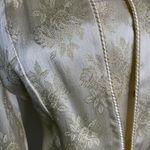 Vintage Cream Gold Metallic Brocade Blazer Sz Small Photo 6