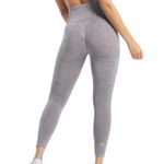 Gymshark Women’s Gray Vital Seamless crop Leggings Tights Pants Photo 1