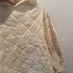 Anthropologie  Off-White Quilted Puffer Jacket Photo 2