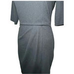 Lulus Made With Love Size 4 Little Black Dress Short Sleeve Knee Length Wrap Photo 2