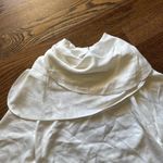ZARA  nwt white satin blouse Photo 3