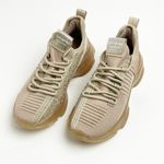 Steve Madden Maxima Blush Bedazzled Rhinestones Lace Up Chunky Sneakers, Size 8 Photo 6