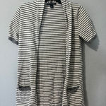 Banana Republic  gray‎ stripped cover small  sweater Photo 0