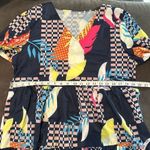 Women’s Summer Casual Tunic Dress Long Sleeve V Photo 7